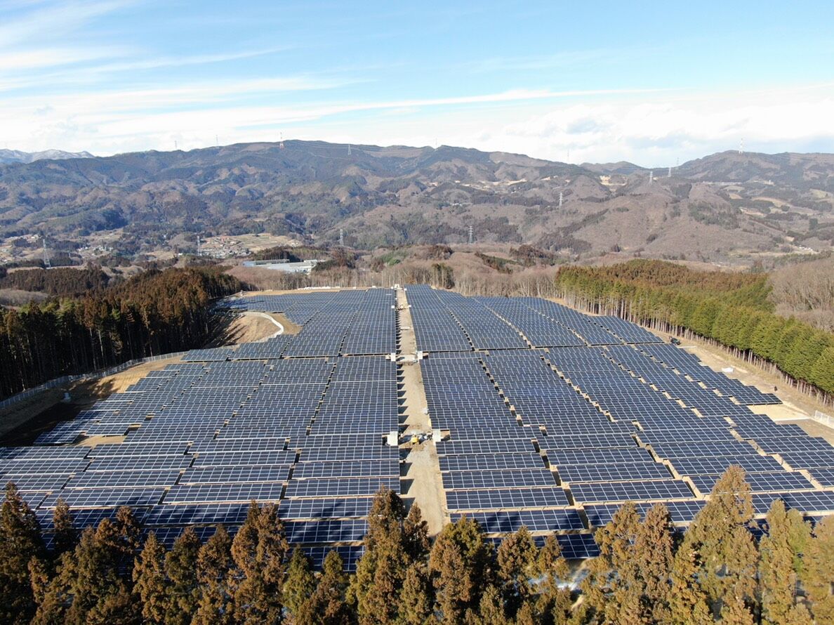 太陽エネルギー地面プロジェクト 2MW