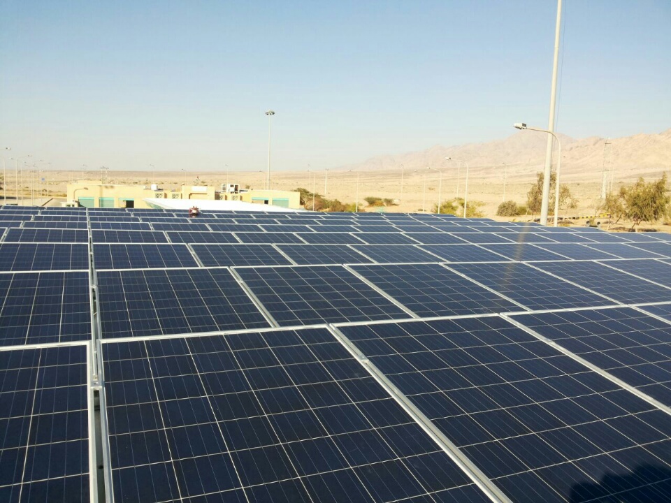 250KW 平屋根はヨルダンに設置されています。