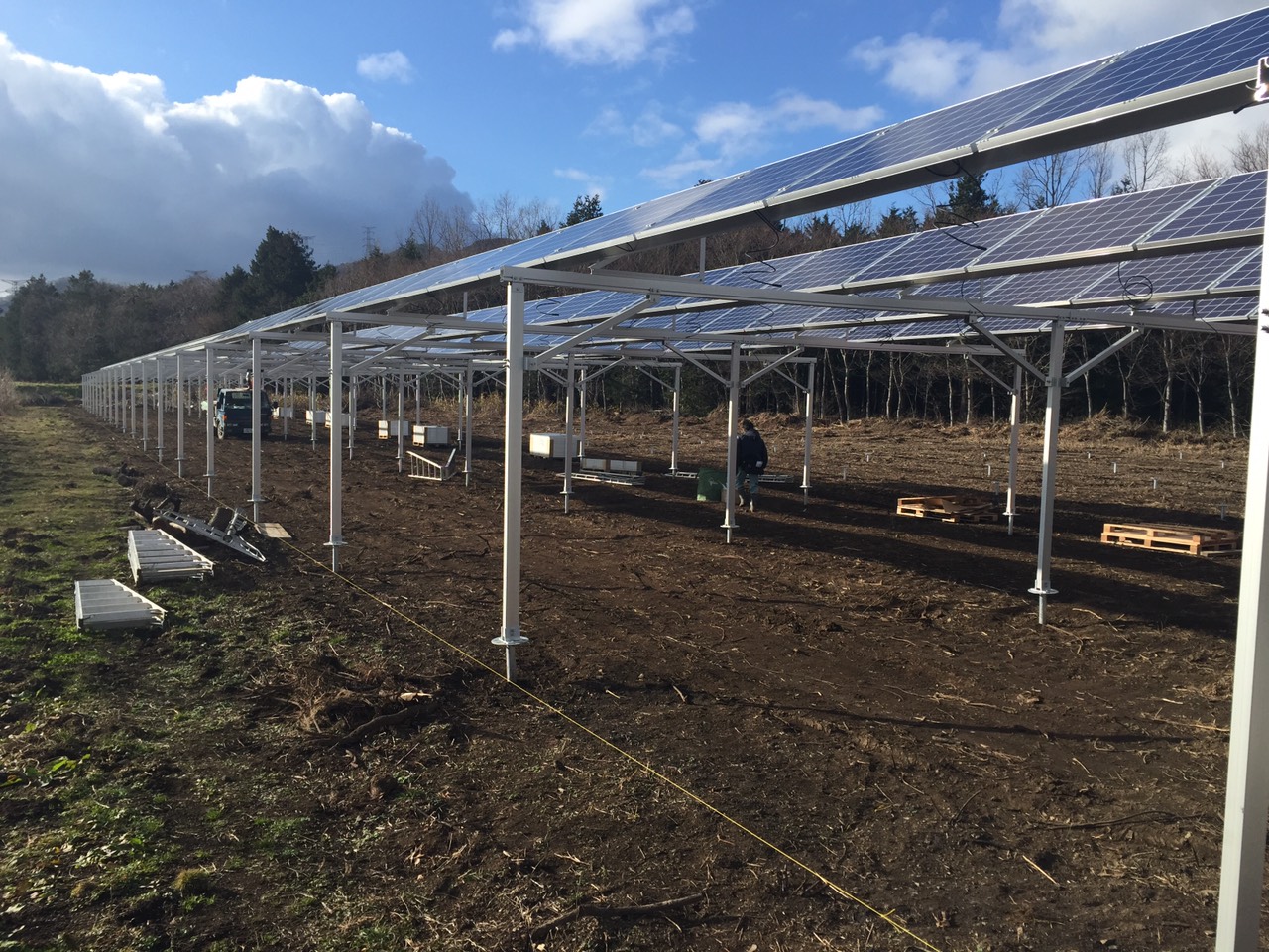 太陽エネルギー農場プロジェクト 150kw