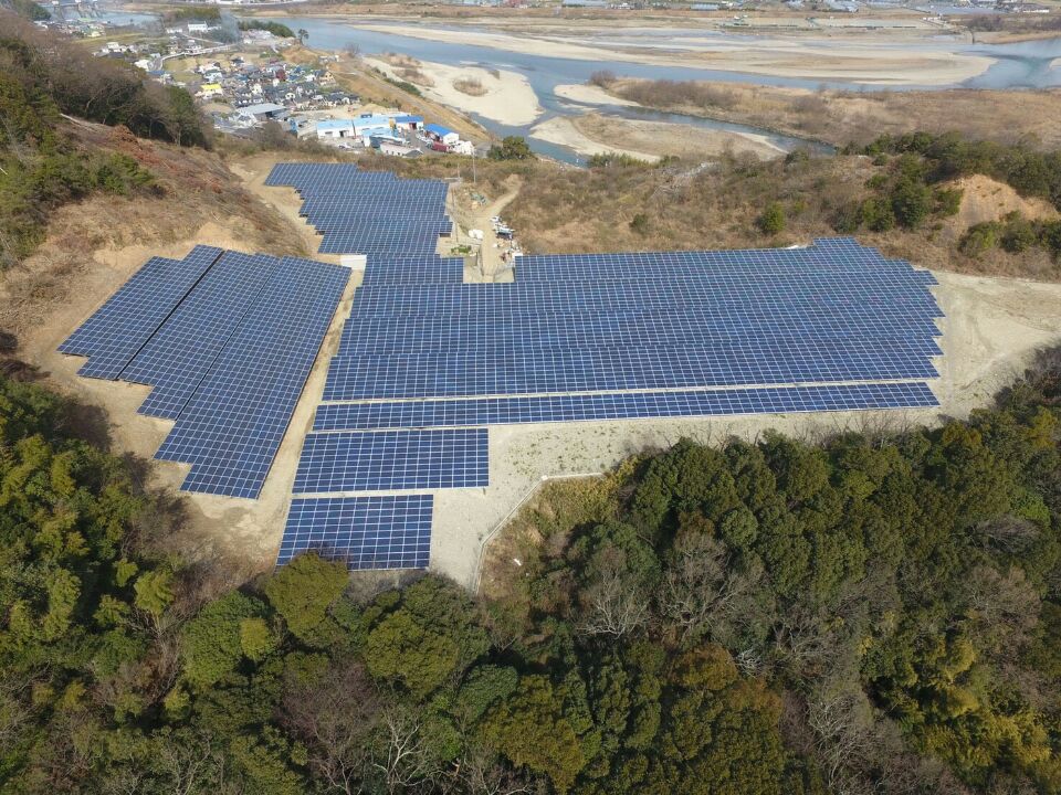 太陽エネルギー地面プロジェクト 1.2MW